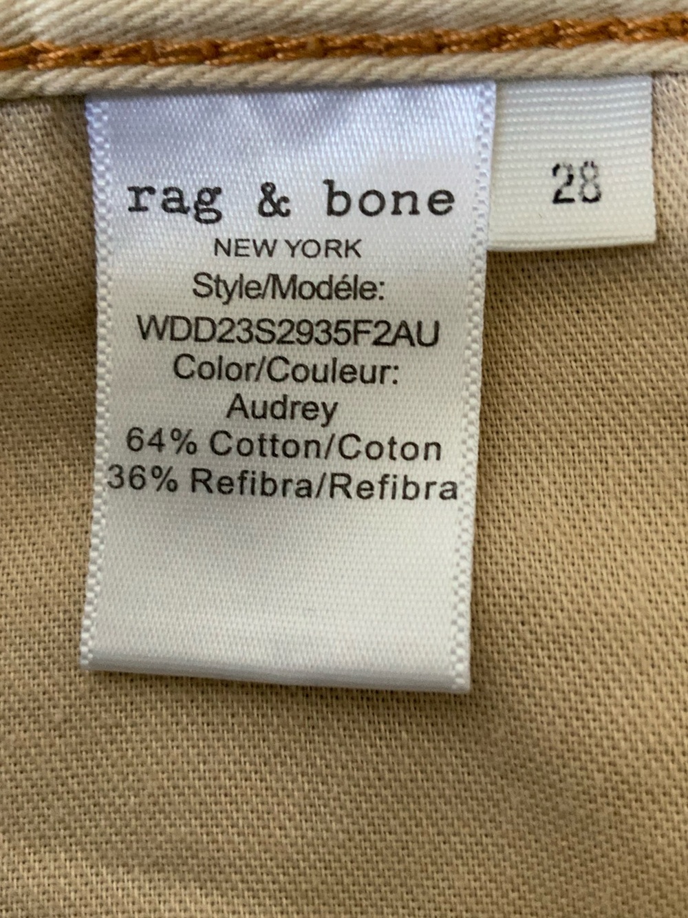 RAG & BONE Logan Jeans Women’s Size Audrey Blue Wide Leg Relaxed Fit *ALTERED - Picture 10 of 14